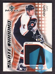 2002-03 Upper Deck MVP Skate Around JERSEY #SA-JL John LeClair